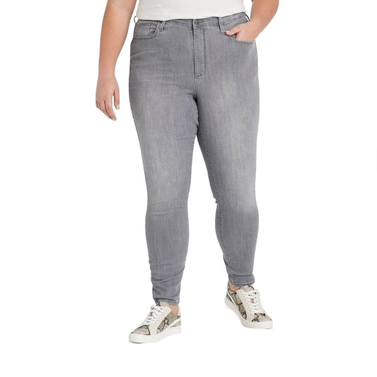 Universal Thread Jeans pitillo de talle alto para mujer Gris Claro - talla 12 short - skinny