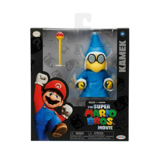 Super Mario Bros La Película -Serie de Figuras de 5 pulgadas - Figura Kamek con Baguette accesorio