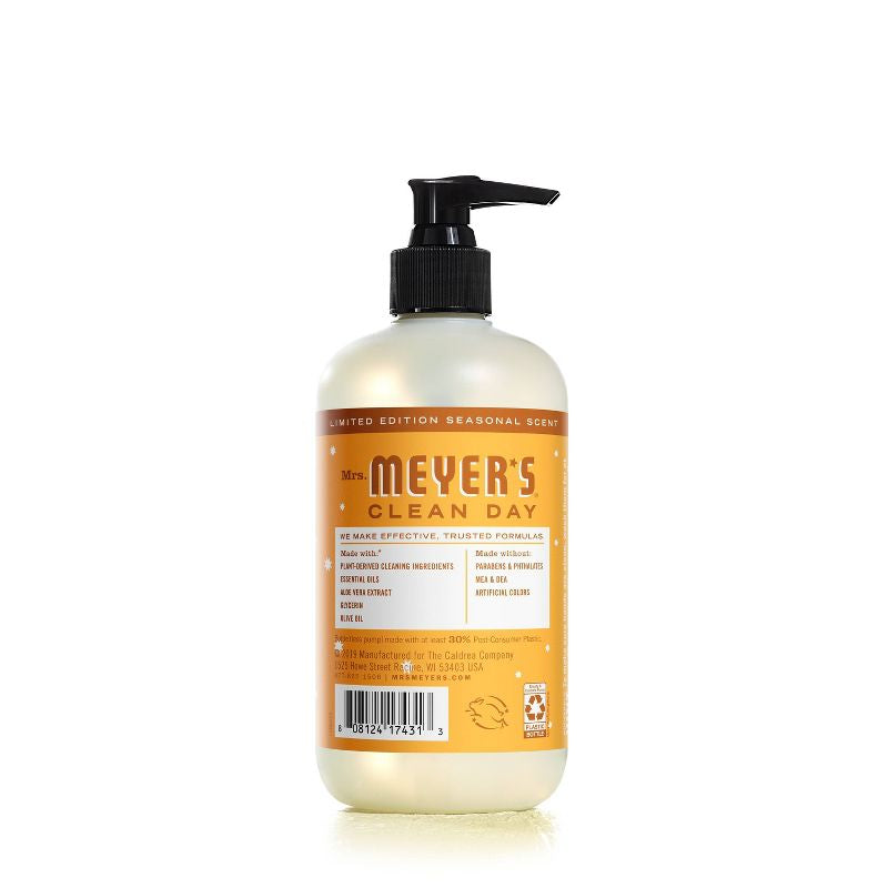 Jabón de manos de Mrs. Meyer's Clean Day - Clave de naranja - 12,5 fl oz