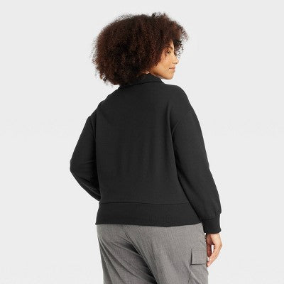 Sudadera con cremallera de un cuarto para mujer - A New Day™ - talla 2XL