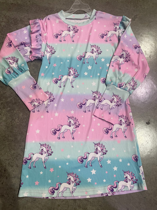Pijama unicornio manga larga - talla M (8)