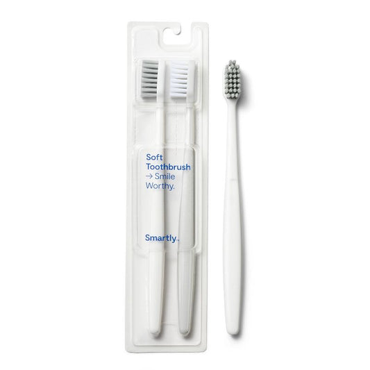 Cepillo de dientes manual - 2ct - Smartly™