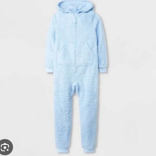 Pijama traje de unión de lana malvavisco para niños - Cat & Jack - talla XS (4/5)