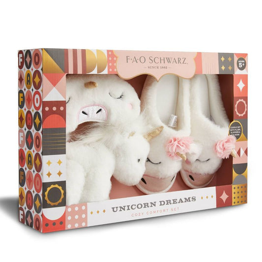 FAO Schwarz Unicorn Dreams Cozy Comfort Set