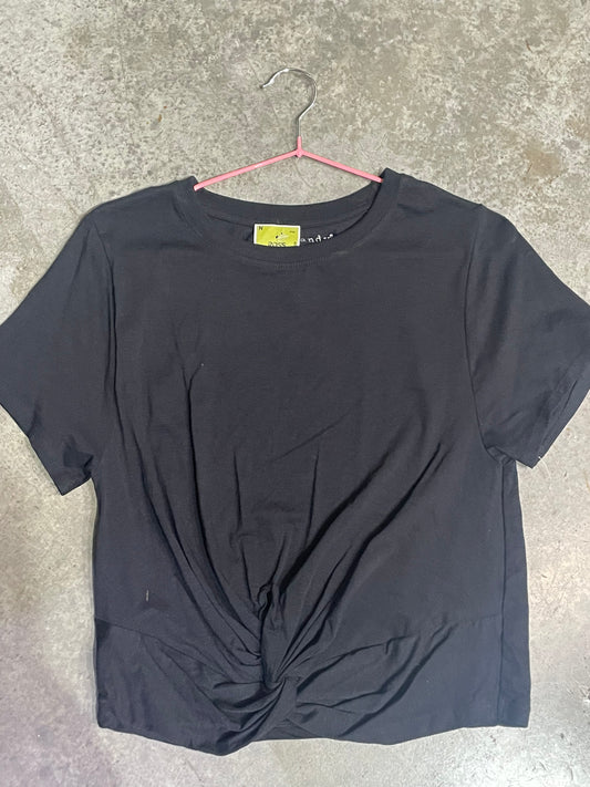 Blusa / playera con nudo al frente- eye candy - talla xl ( juvenil )