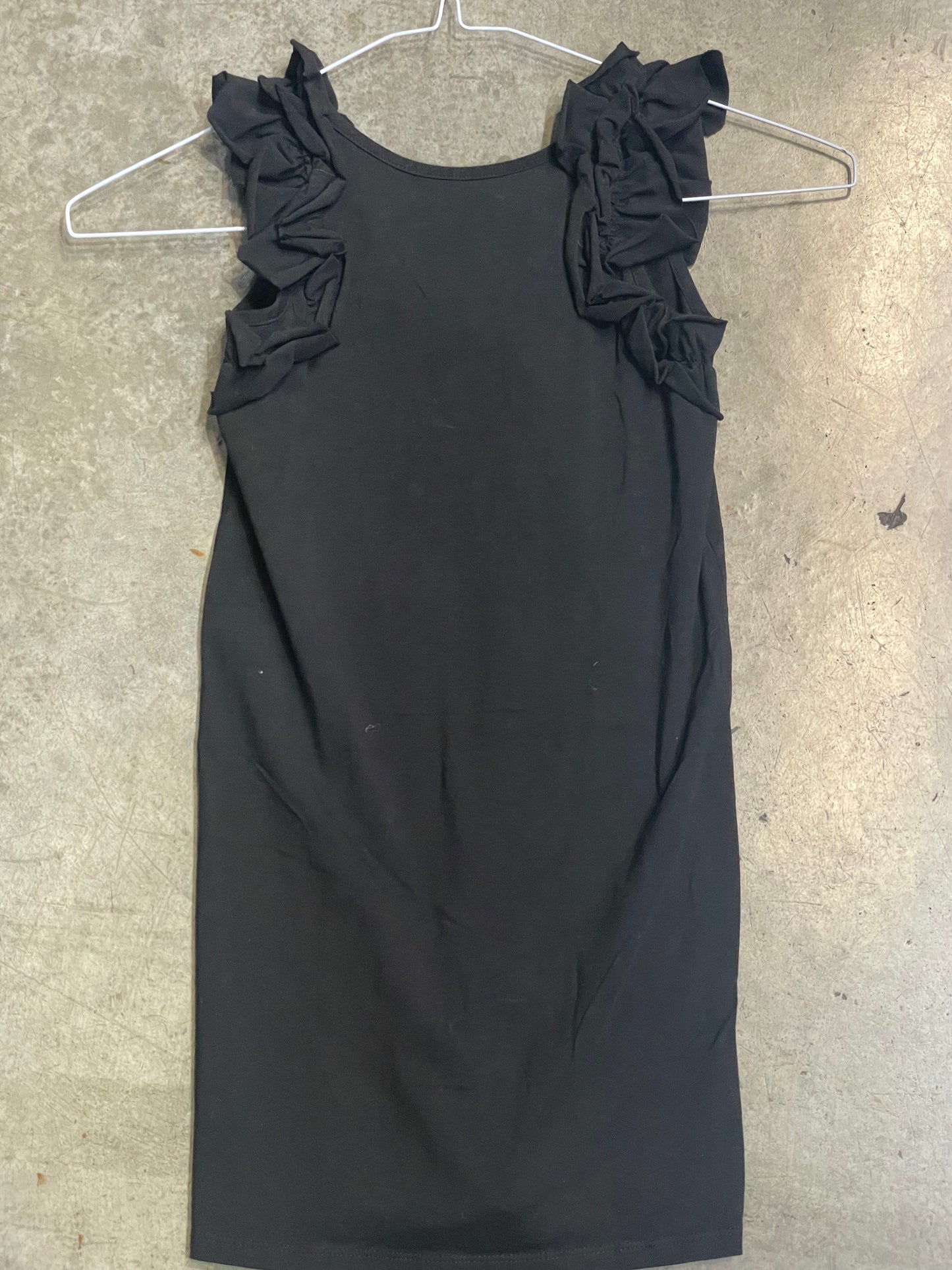 Vestido sin mangas y vuelos , strech - Isabella & Cloe - talla 7