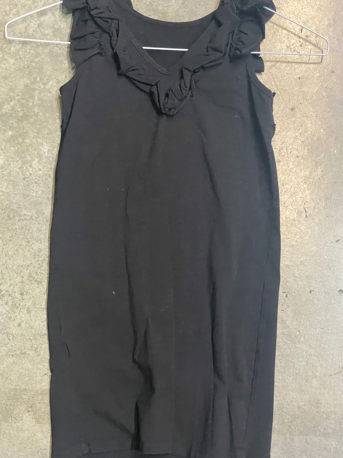 Vestido sin mangas y vuelos , strech - Isabella & Cloe - talla 7