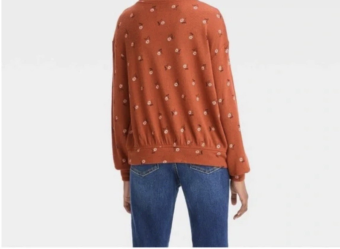 Blusa floreada - Cat & Jack - talla L (10/12)