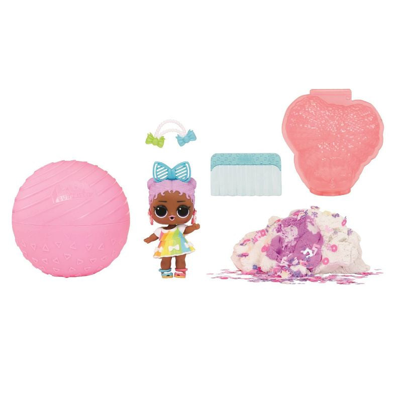 L.O.L. ¡Sorpresa! Squish Sand Magic Hair Tots con muñeca coleccionable, muñecas Squish Sand