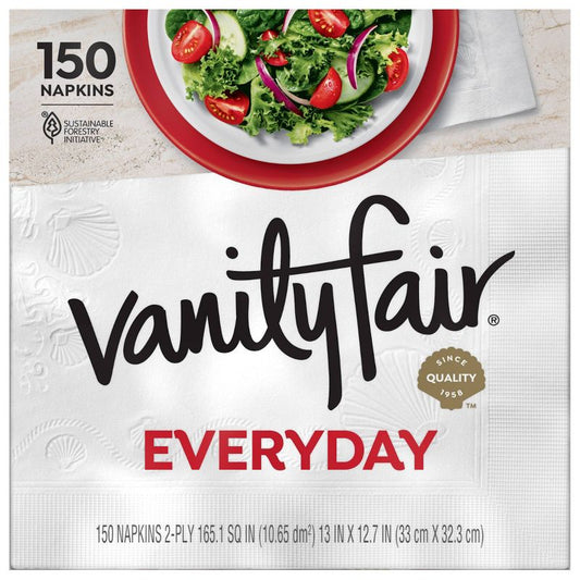 Servilletas de 2 capas para todos los días de Vanity Fair - 150ct