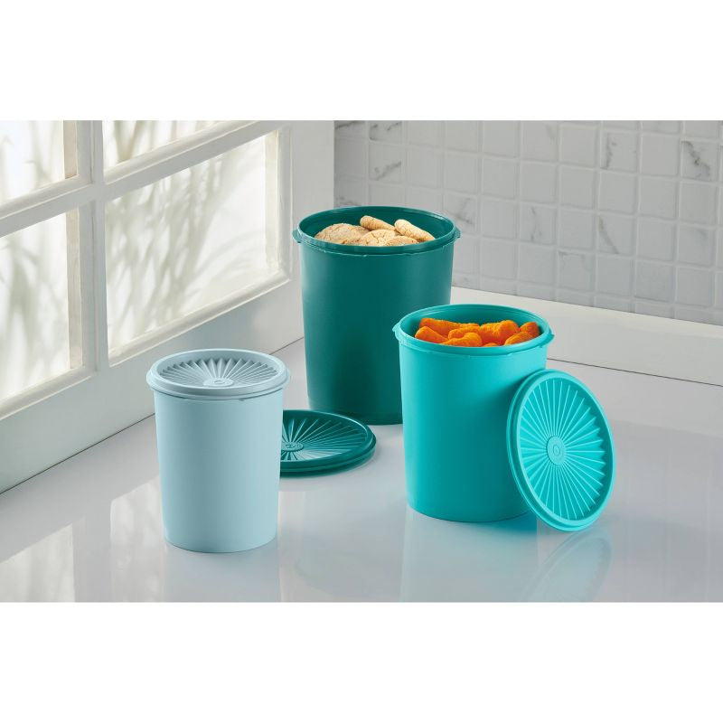 Juego de botes de plástico Tupperware Heritage 3pk