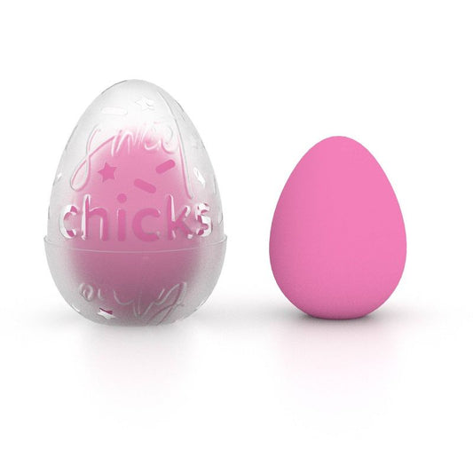 Beauty Bakery Bite Size The Hatch Blending Egg Esponja de maquillaje con estuche de viaje - Rosa claro