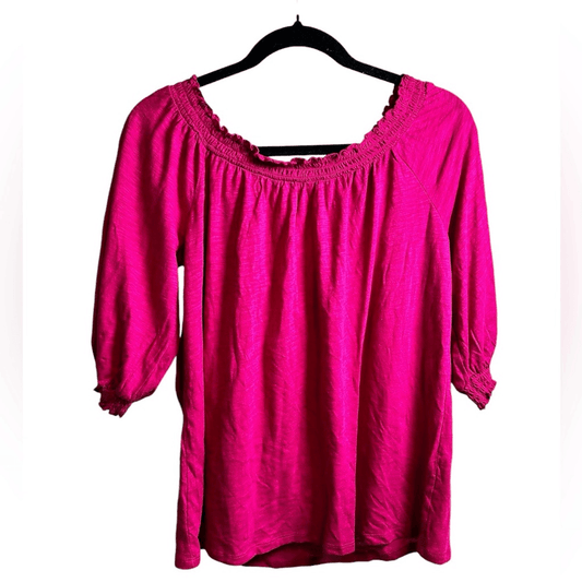 Knox Rose Blusa ligera con hombros descubiertos y hombros descubiertos para mujer - Talla M