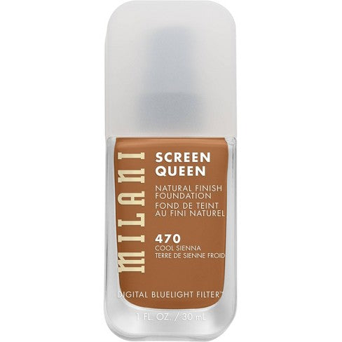 Base libre de crueldad Milani Screen Queen con tecnología de filtro digital Bluelight - 1 fl oz