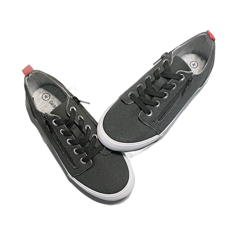 Zapatillas deportivas Lucian negras para niñas Cat & Jack con doble cremallera talla 2