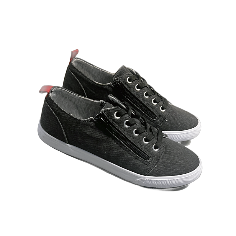 Zapatillas deportivas Lucian negras para niñas Cat & Jack con doble cremallera talla 2