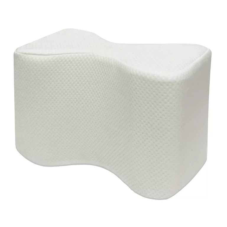 Almohada de rodilla de soporte de espuma de memoria de alineación corporal Wondertech, blanca