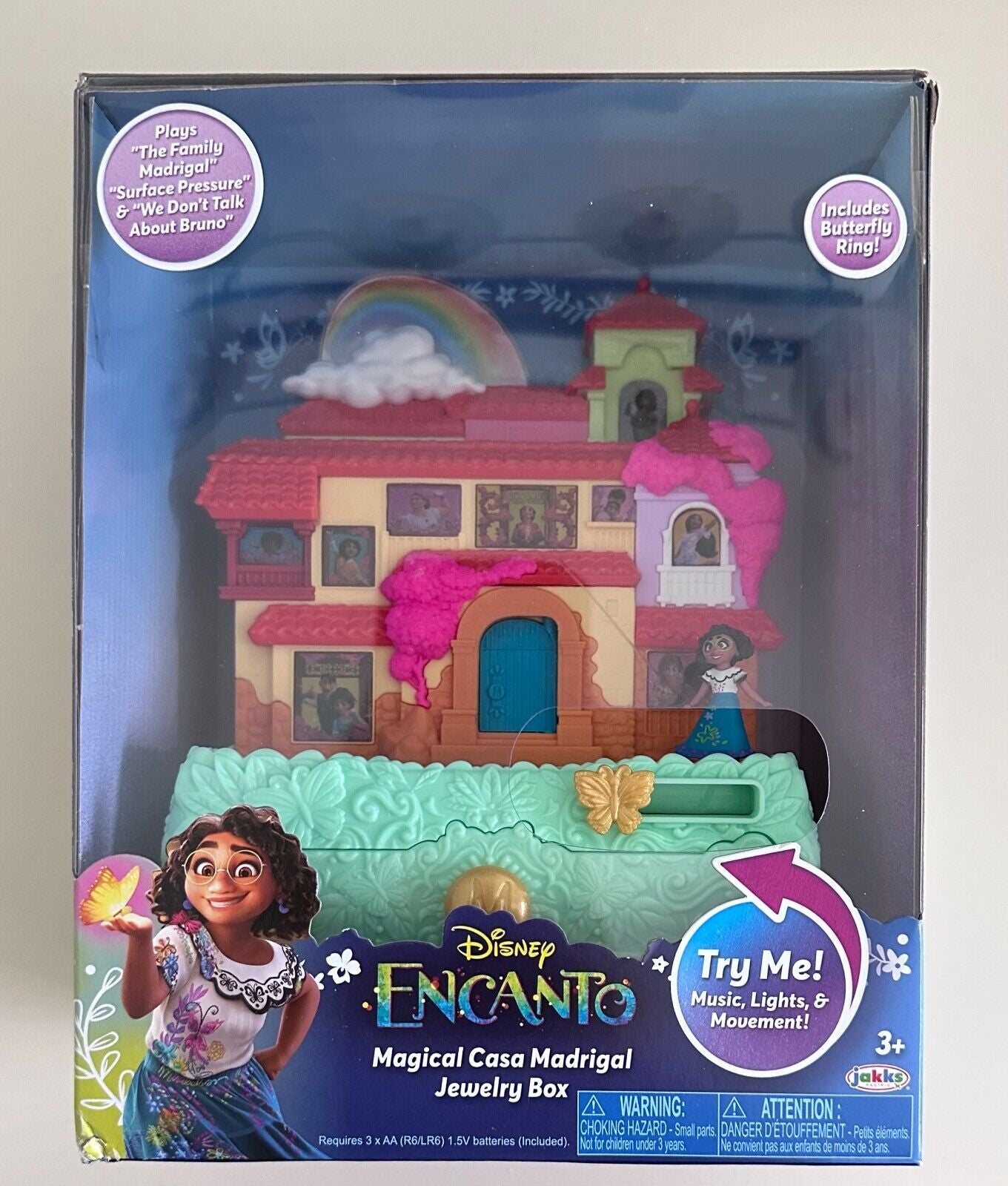 Disney Encanto Casa Mágica Madrigal Joyería Caja Musical