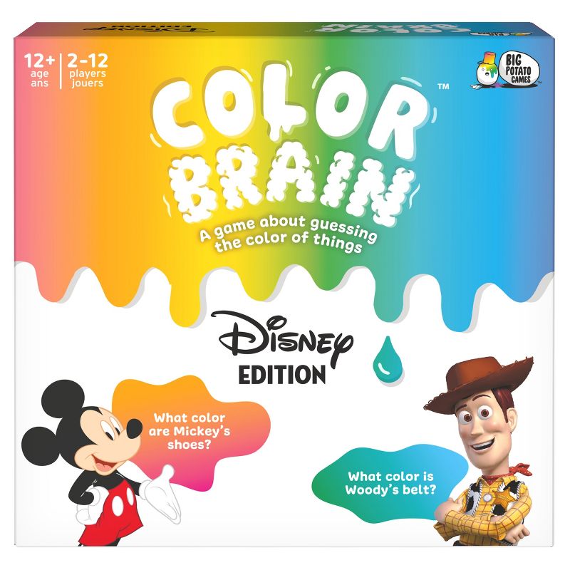 Juego de cartas de cerebro de color Big Potato Disney