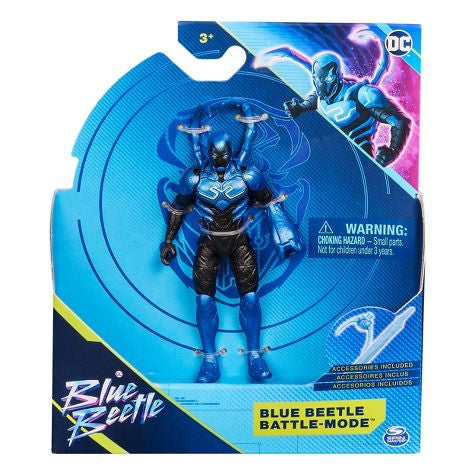 Figura de acción de 4" de DC Comics Blue Beetle Battle-Mode