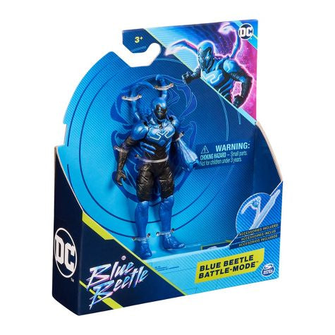 Figura de acción de 4" de DC Comics Blue Beetle Battle-Mode