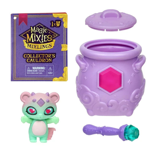 Magic Mixies, Mixlings Collector's Cauldron 1 Pack, colores y estilos pueden VARIAr, juguetes para niños de 5 años en edad