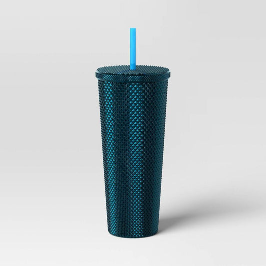 Vaso de plástico de 24 oz con paja - Opalhouse™