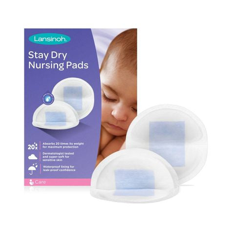 Almohadillas para mamas lactantes desechables Lansinoh de 60 unidades para mantenerse secas . Maxima absorbencia