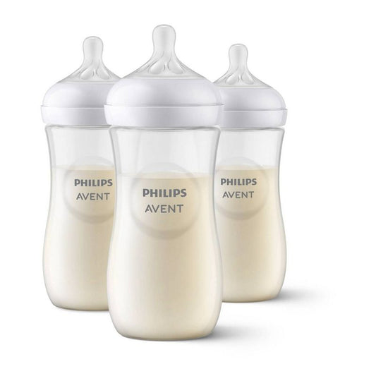 Pachas  natural Philips Avent con pezón de respuesta natural - Transparente - 11 oz