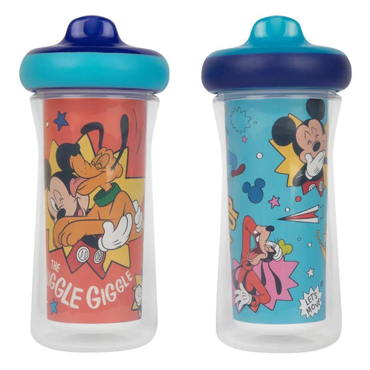 TOMY - 2PK DISNEY MICKEY MOUSE AISLADA SIPPY CUP 9OZ