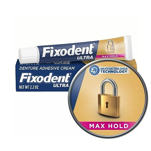 Fixodent Ultra Max Hold Dental Adhesive, 2.2 oz