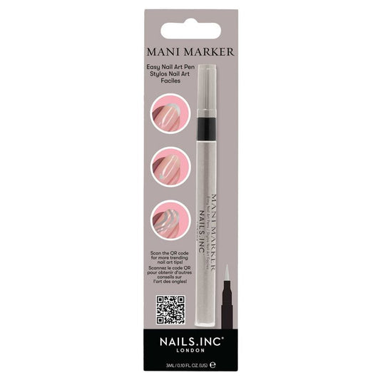 Nails Inc. Nail Art - Plata - 0,1 fl oz