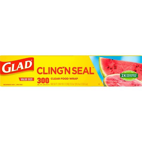 Glad Cling Wrap - 300 pies cuadrados