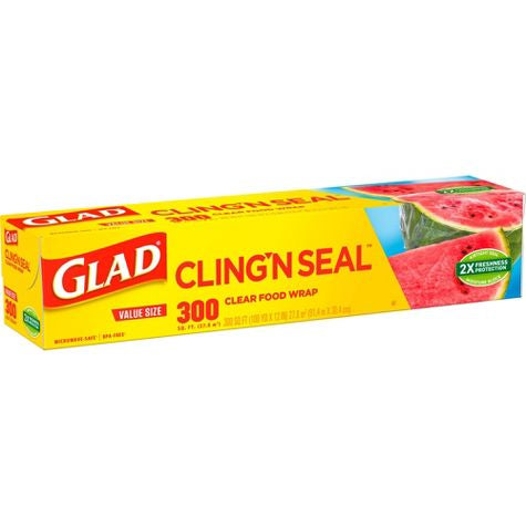 Glad Cling Wrap - 300 pies cuadrados