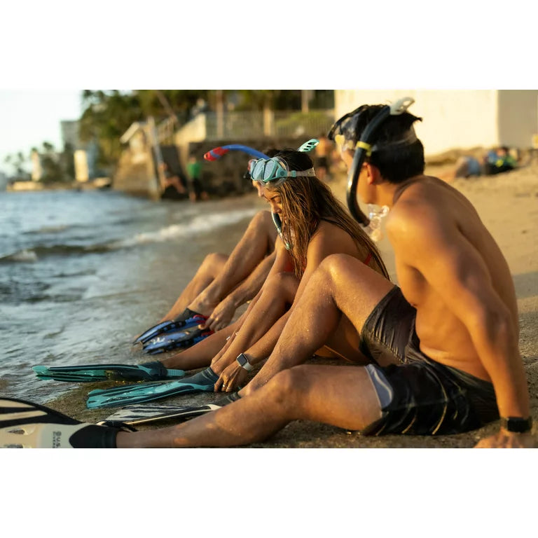 Juego de snorkel para adultos U.S. Divers Playa - Máscara, aletas, snorkel y bolsa de equipo incluidos