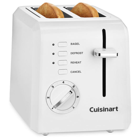 Tostadora Cuisinart de 2 rebanadas - Blanca - CPT-122