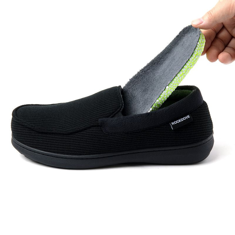 Zapatilla Moc antiolor SILVADUR RockDove para hombre con plantilla extraíble - talla 13 US - pantufla