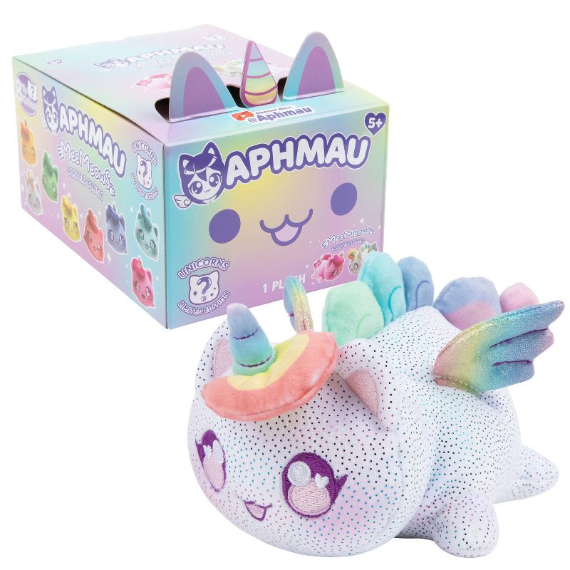 Unicornio de peluche misterioso Aphmau de 6"