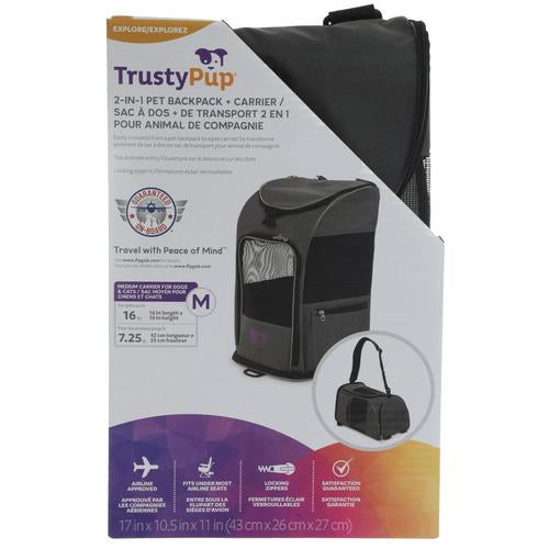 Trusty Pup mochila de transporte 2 en 1