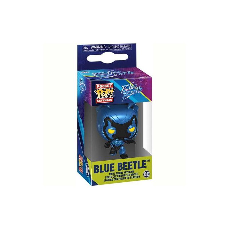 Funko - FUNKO Pop! LLAVERO: Escarabajo Azul- Escarabajo Azul