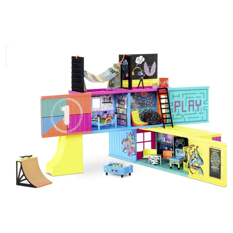 LOL Surprise Clubhouse Playset con más de 40 sorpresas y 2 muñecas exclusivas, gran regalo para niños de 4 a 6 años