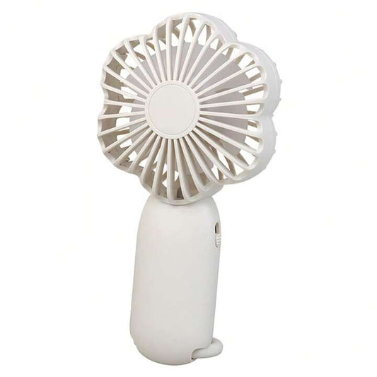 Ventilador De Mano Recargable,Mini Ventilador Portátil De Mano Con Ajuste De Dos Velocidades y luz ,Mini Ventilador De Mano, Ventilador Portátil USB Para El Hogar, Oficina, Dormitorio, Viajes Al Aire Libre