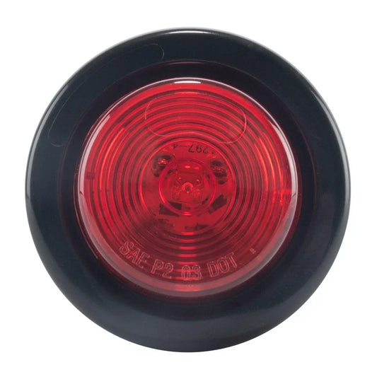 Hopkins Towing Solutions 2 pulgadas de espacio libre LED redondo y luz de marcador lateral, rojo