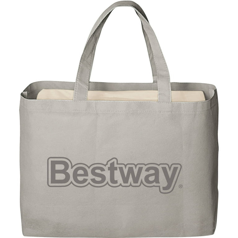 Colchón de aire Bestway 12" Tritech Gray Queen con bomba incorporada