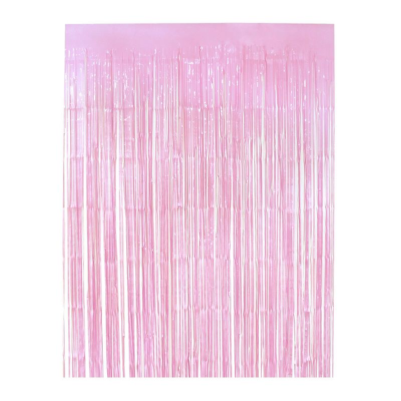 Rainbow Confetti Fringe Backdrop Lavender - Spritz™