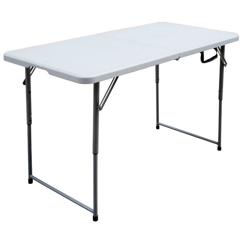 Mesa de banquete plegable Peakform de 4" en blanco