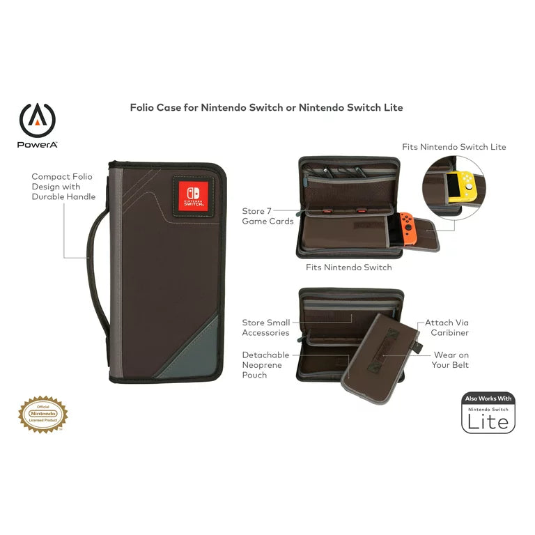 Funda PowerA Folio para Nintendo Switch o Nintendo Switch Lite