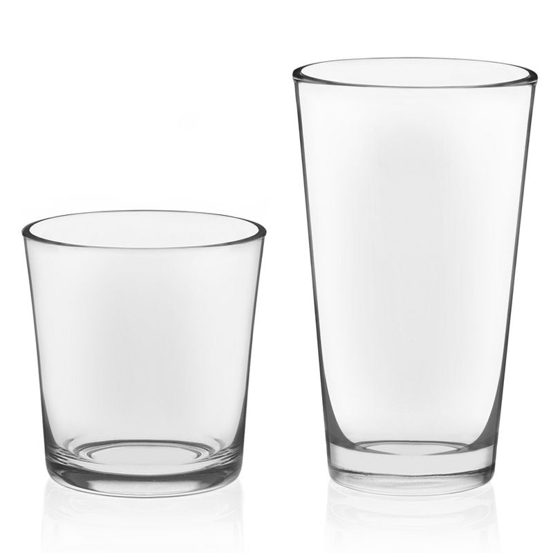 Juego de vasos de 16 piezas y vasos de rocas Libbey Preston