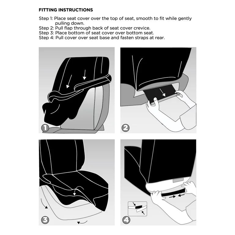 Auto Drive Fundas de asiento de 2 piezas con respaldo bajo Rival de cuero de fibra de carbono negro, ajuste universal