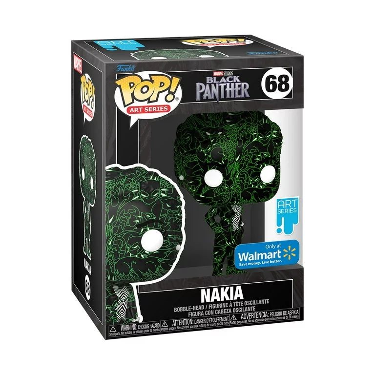 ¡Funko Pop! Serie de artistas: El legado de la Pantera Negra de Marvel Studios - Nakia Vinyl Bobblehead